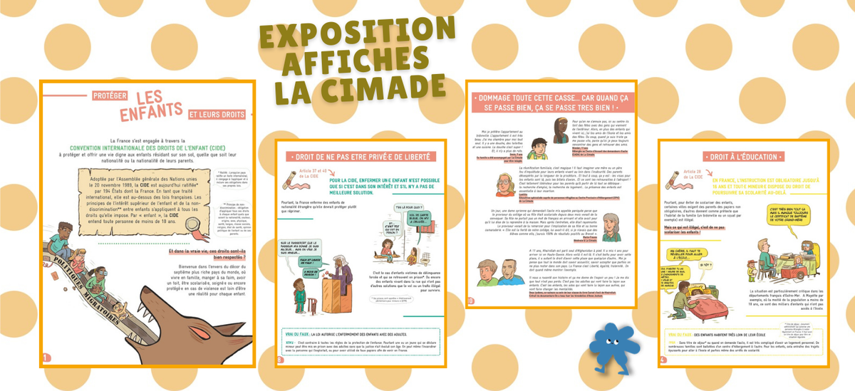 La Cimade - Exposition "Protéger les enfants et leurs droits"